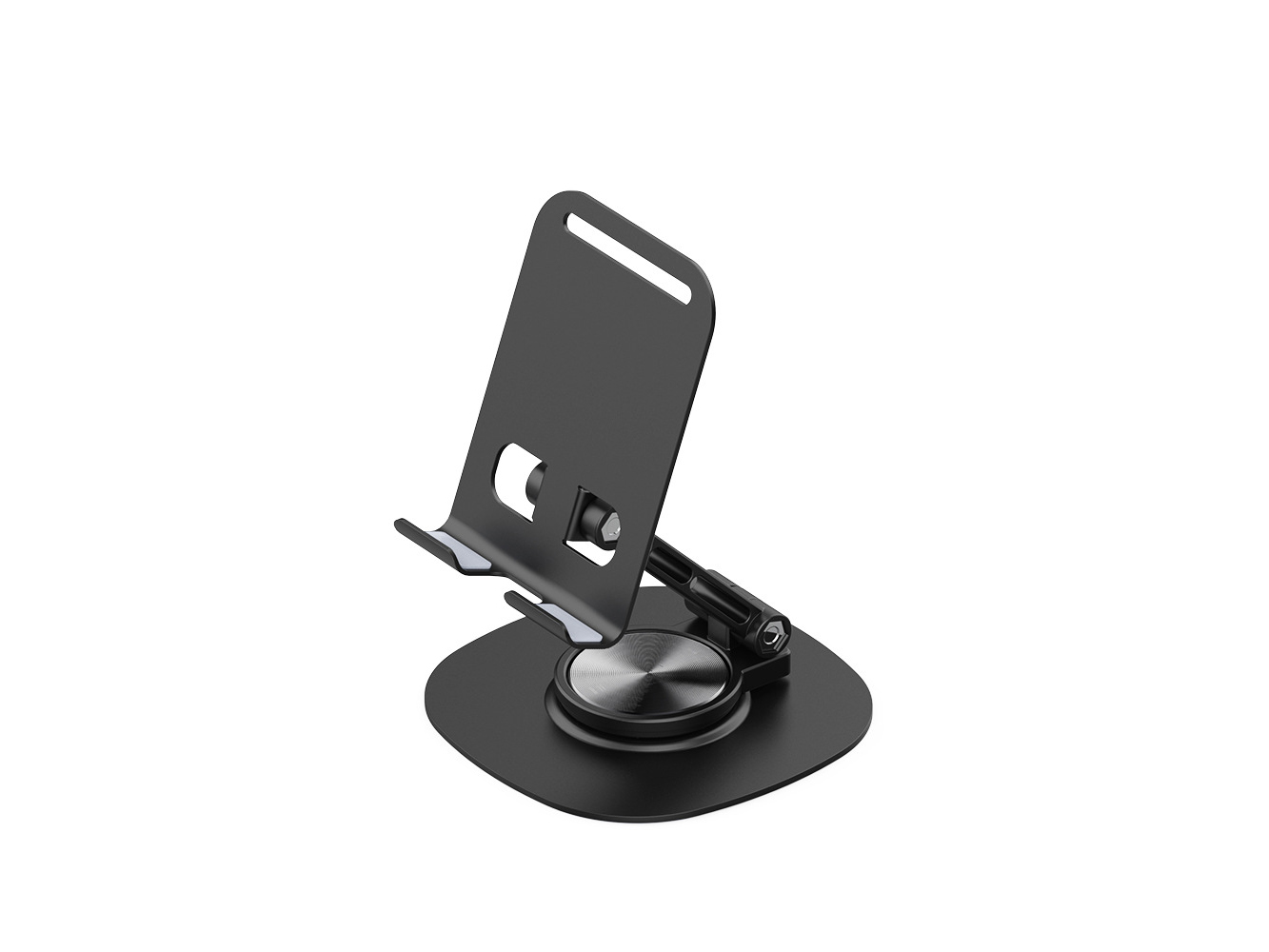 Lazy aluminum alloy metal rotating folding lifting live streaming stand