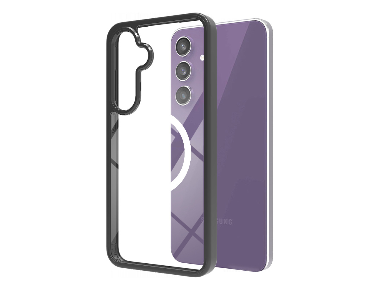 Samsung S24FE Scratch resistant 2.0 Phone Case 2-in-1 Transparent Strong Magnetic Anti Drop Full Pack Protective Cover