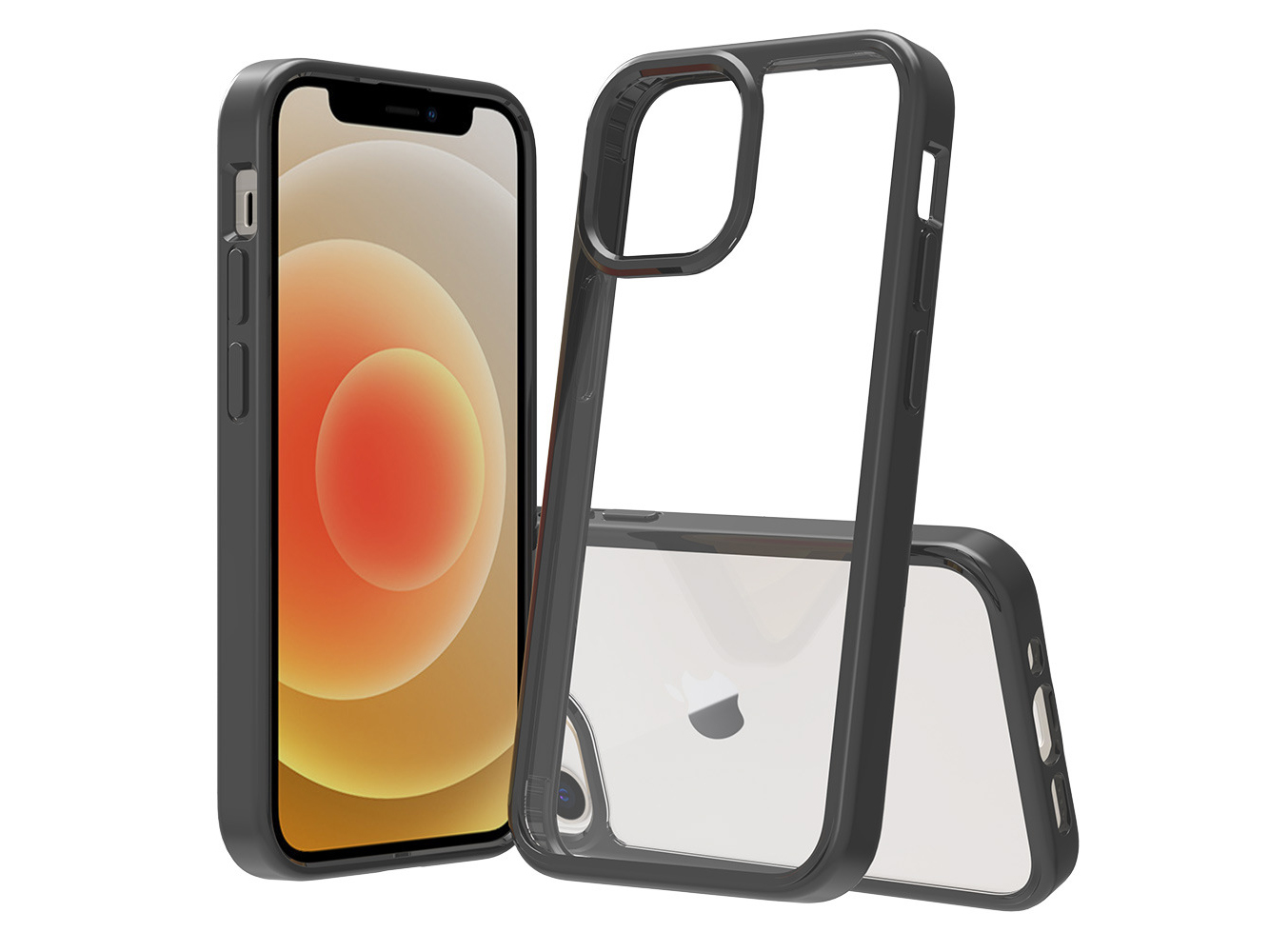 IPhone 13/12 mini phone case transparent scratch resistant acrylic 2.0 anti drop protective cover