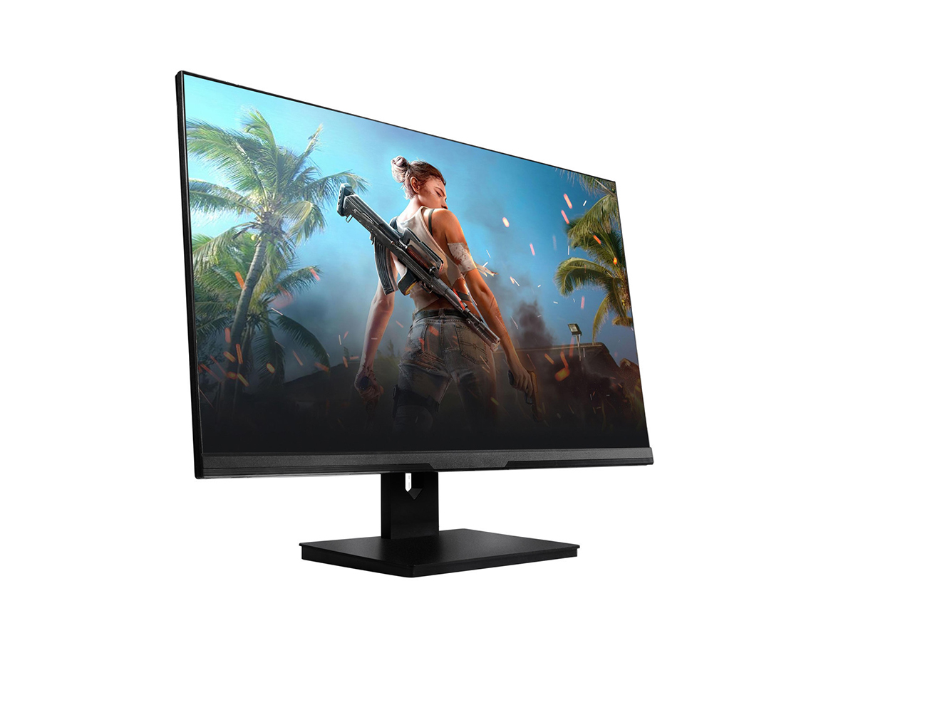 24 inch LCD desktop computer monitor with LED high-definition monitoring for office use