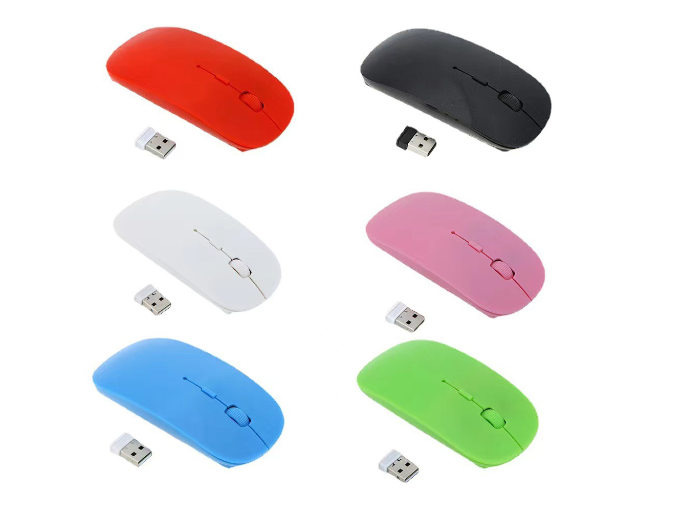 2.4G lightweight wireless mouse wholesale ultra-thin computer optical mouse home office notebook mini