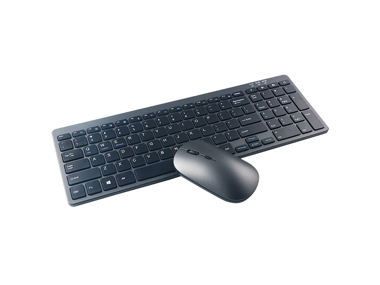 2.4G Wireless Bluetooth Dual Mode Keyboard and Mouse Set Laptop Desktop Wireless Keyboard Three System Bluetooth Keyboard