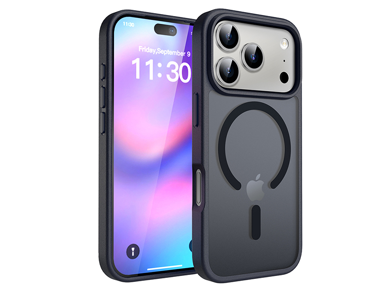 New iPhone 17pm phone case magnetic matte texture 16 anti drop Apple 15promax protective case