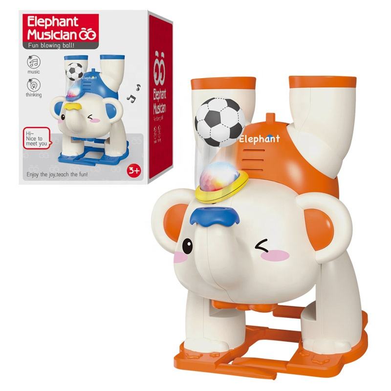 Elephant Electric Universal Toys Lights Music Drum Elephant Car Children Animal Light Toys Blowing Ball Music Toy